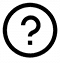 question mark in circle